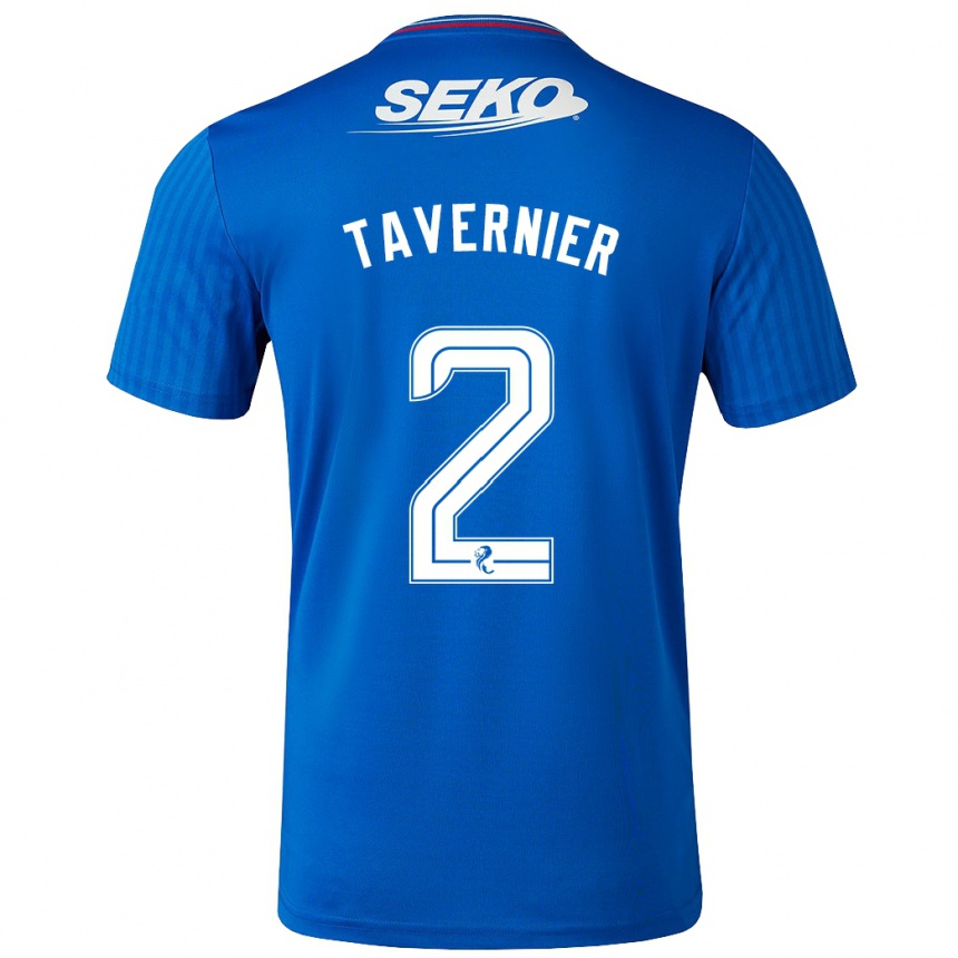 Hombre Fútbol Camiseta James Tavernier #2 Azul 1ª Equipación 2023/24