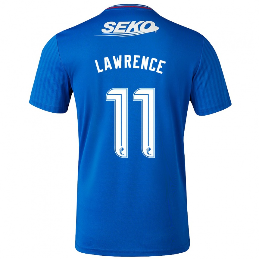 Hombre Fútbol Camiseta Tom Lawrence #11 Azul 1ª Equipación 2023/24