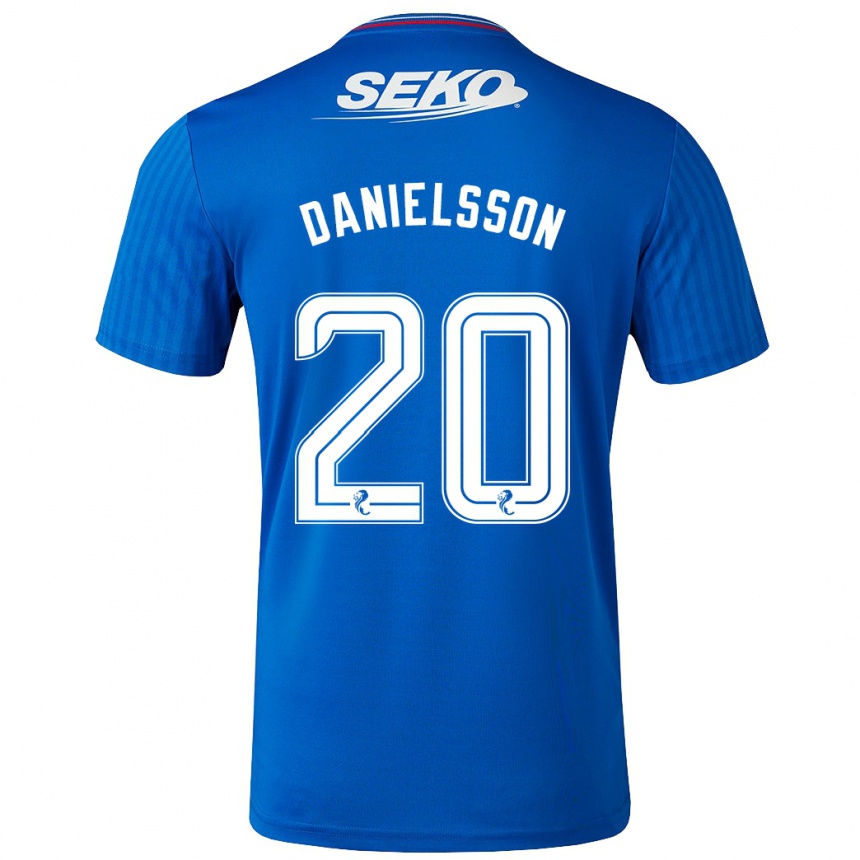Hombre Fútbol Camiseta Jenny Julia Danielsson #20 Azul 1ª Equipación 2023/24