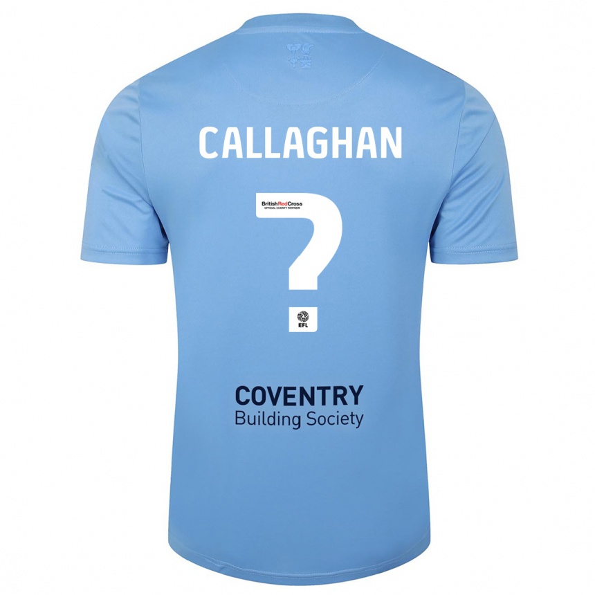 Hombre Fútbol Camiseta Charlie Callaghan #0 Cielo Azul 1ª Equipación 2023/24