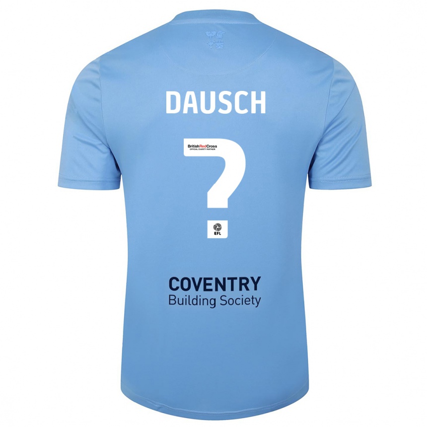 Hombre Fútbol Camiseta Aiden Dausch #0 Cielo Azul 1ª Equipación 2023/24