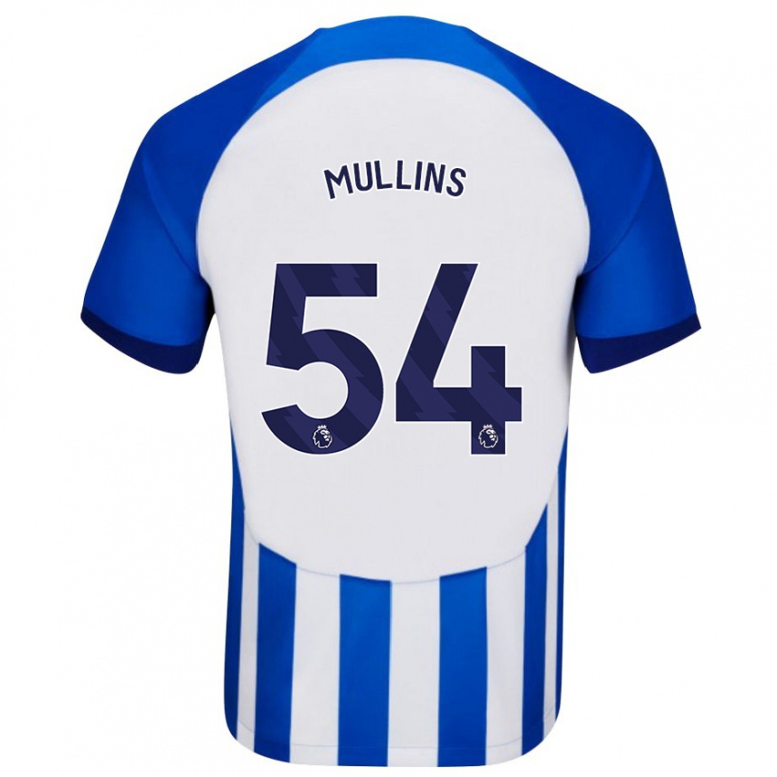 Hombre Fútbol Camiseta Jamie Mullins #54 Azul 1ª Equipación 2023/24