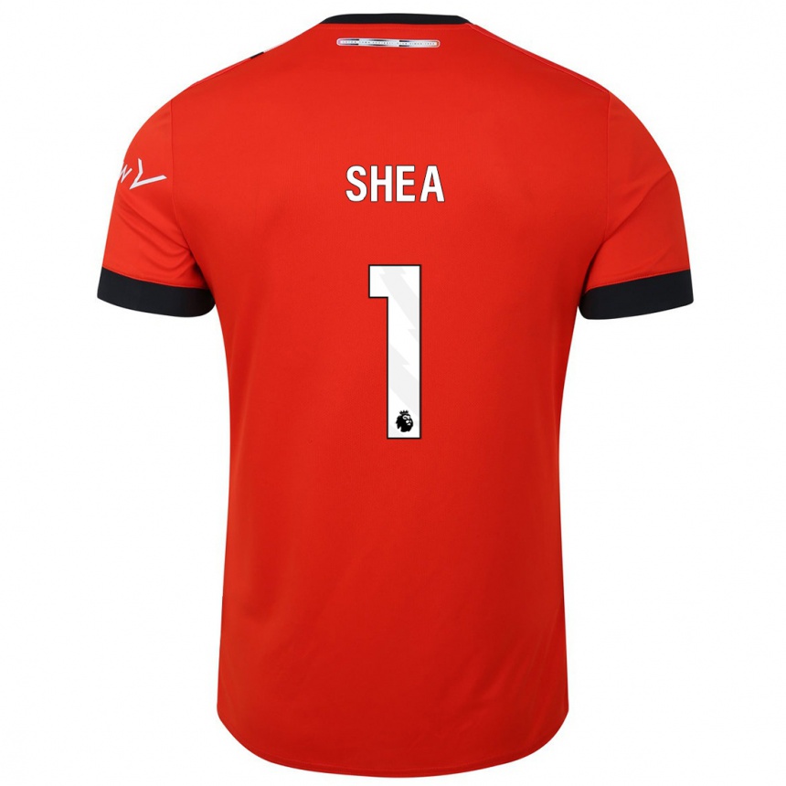 Hombre Fútbol Camiseta James Shea #1 Rojo 1ª Equipación 2023/24