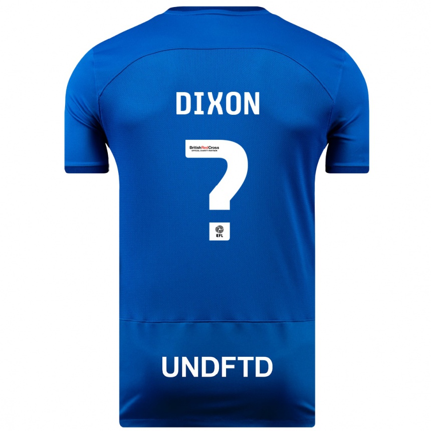 Hombre Fútbol Camiseta Junior Dixon #0 Azul 1ª Equipación 2023/24
