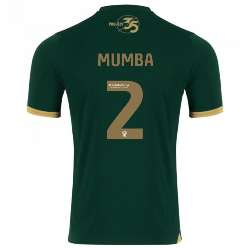 Hombre Fútbol Camiseta Bali Mumba #2 Verde 1ª Equipación 2023/24