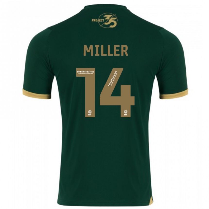 Hombre Fútbol Camiseta Mickel Miller #14 Verde 1ª Equipación 2023/24