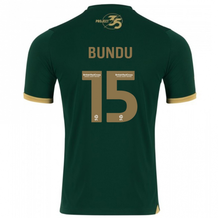 Hombre Fútbol Camiseta Mustapha Bundu #15 Verde 1ª Equipación 2023/24