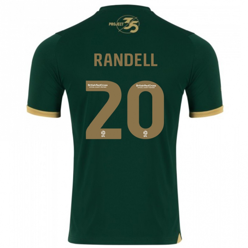 Hombre Fútbol Camiseta Adam Randell #20 Verde 1ª Equipación 2023/24