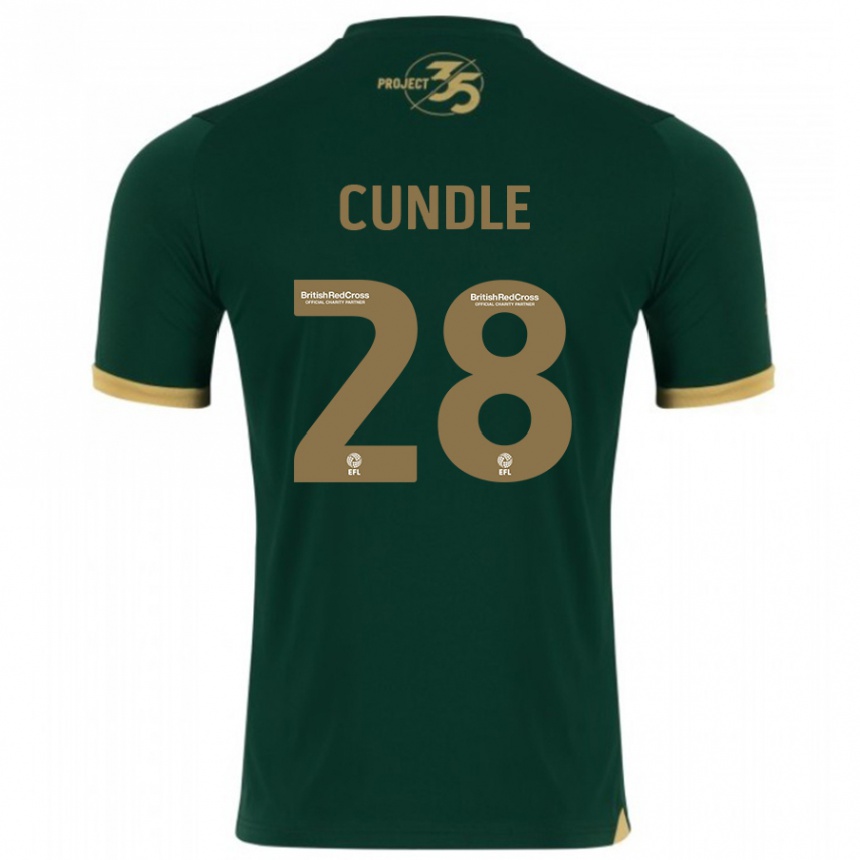 Hombre Fútbol Camiseta Luke Cundle #28 Verde 1ª Equipación 2023/24