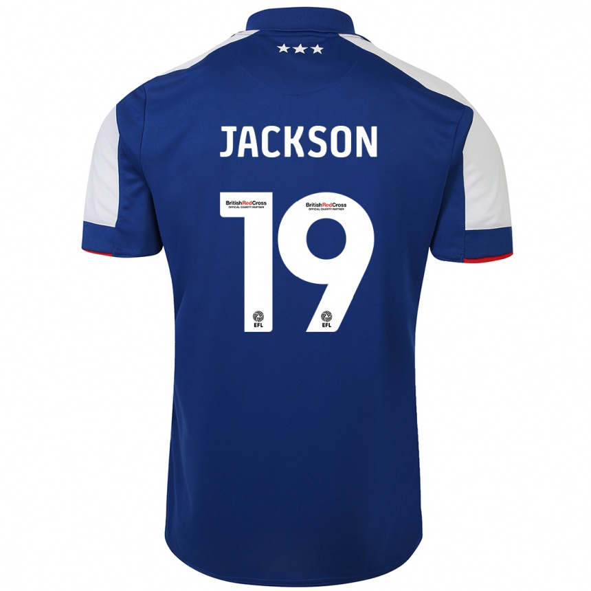 Hombre Fútbol Camiseta Kayden Jackson #19 Azul 1ª Equipación 2023/24