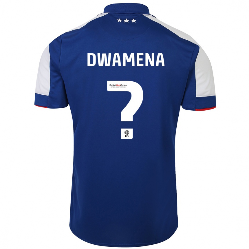 Hombre Fútbol Camiseta Nick Nkansa-Dwamena #0 Azul 1ª Equipación 2023/24