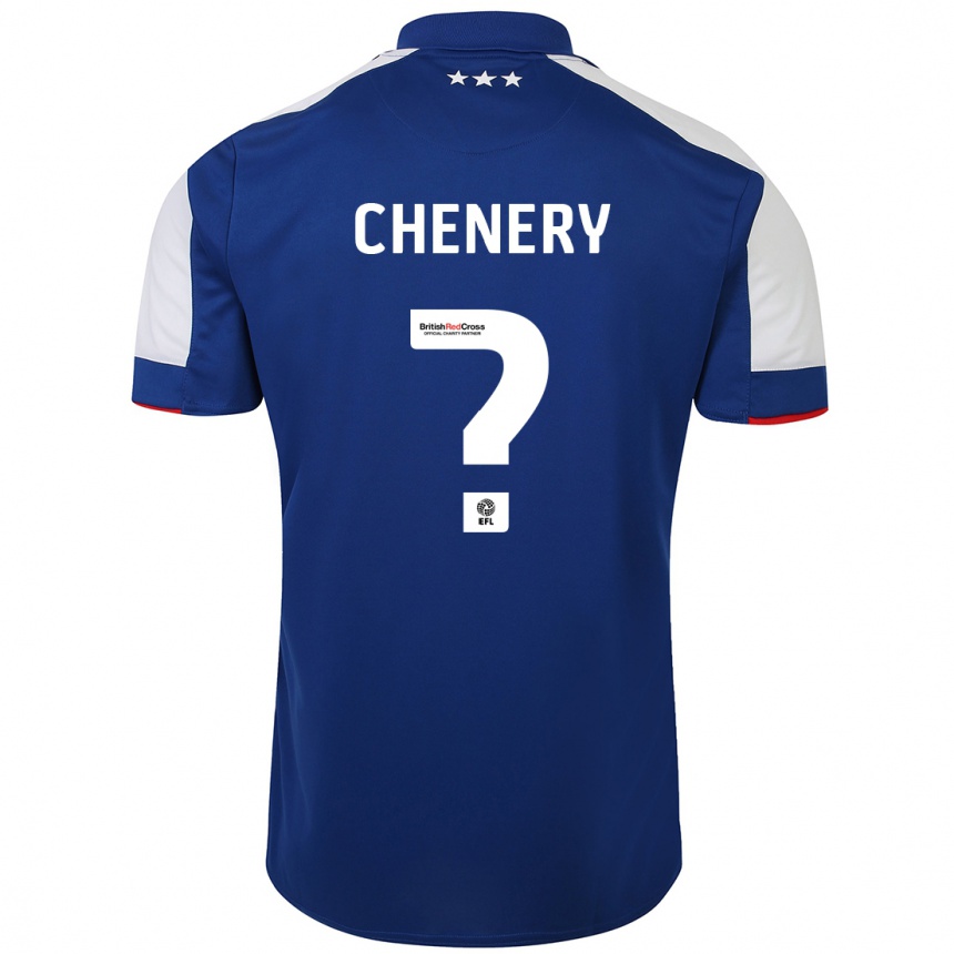 Hombre Fútbol Camiseta George Chenery #0 Azul 1ª Equipación 2023/24