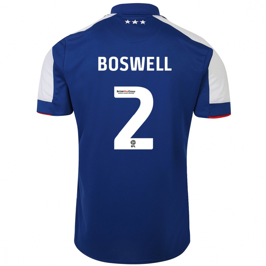 Hombre Fútbol Camiseta Maria Boswell #2 Azul 1ª Equipación 2023/24