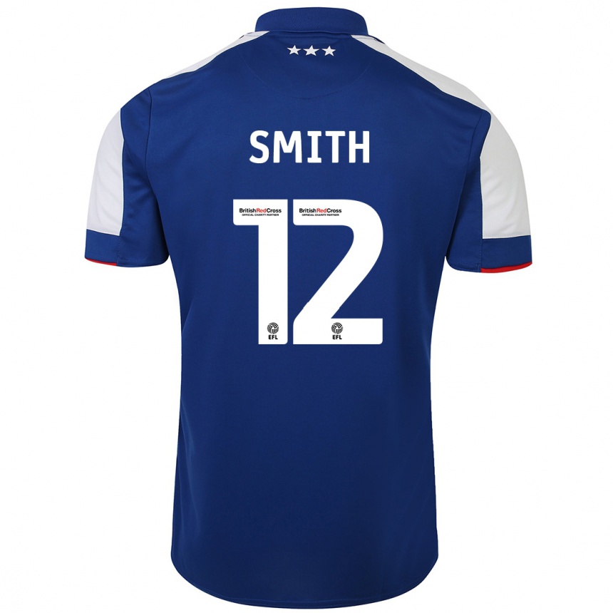 Hombre Fútbol Camiseta Olivia Smith #12 Azul 1ª Equipación 2023/24
