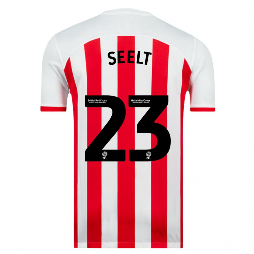 Hombre Fútbol Camiseta Jenson Seelt #23 Blanco 1ª Equipación 2023/24