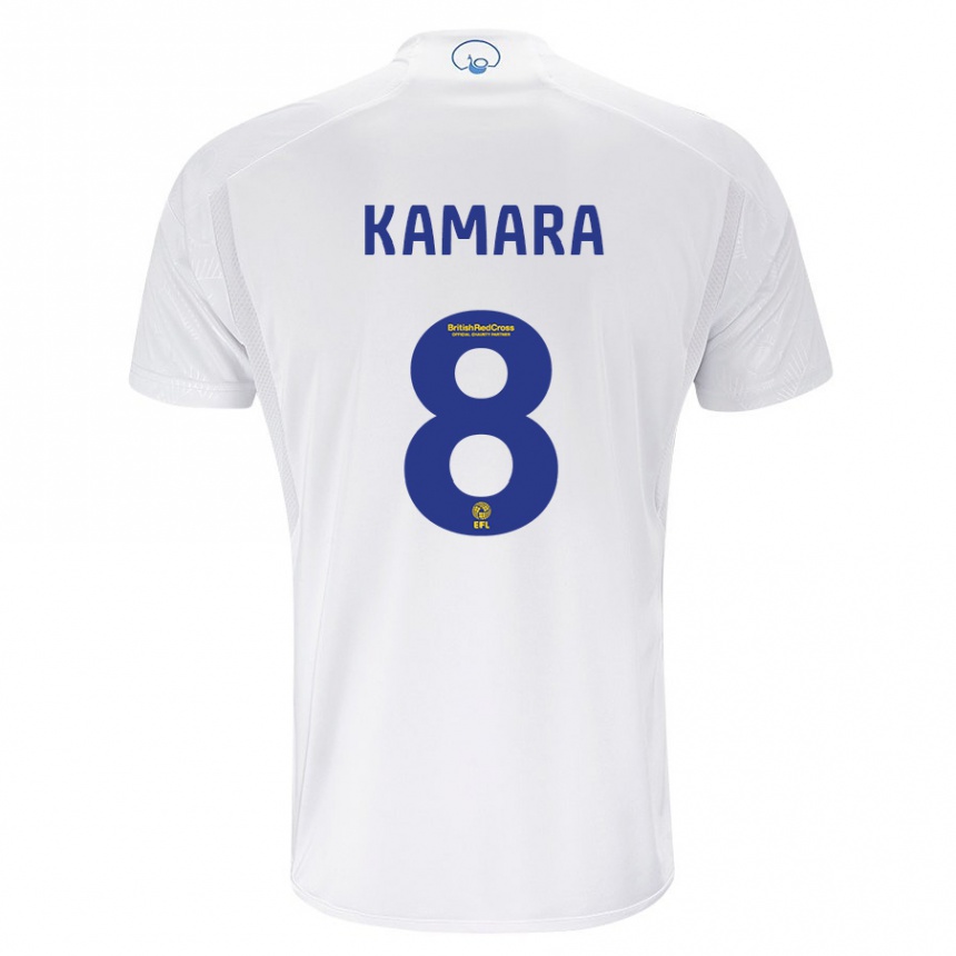 Hombre Fútbol Camiseta Glen Kamara #8 Blanco 1ª Equipación 2023/24