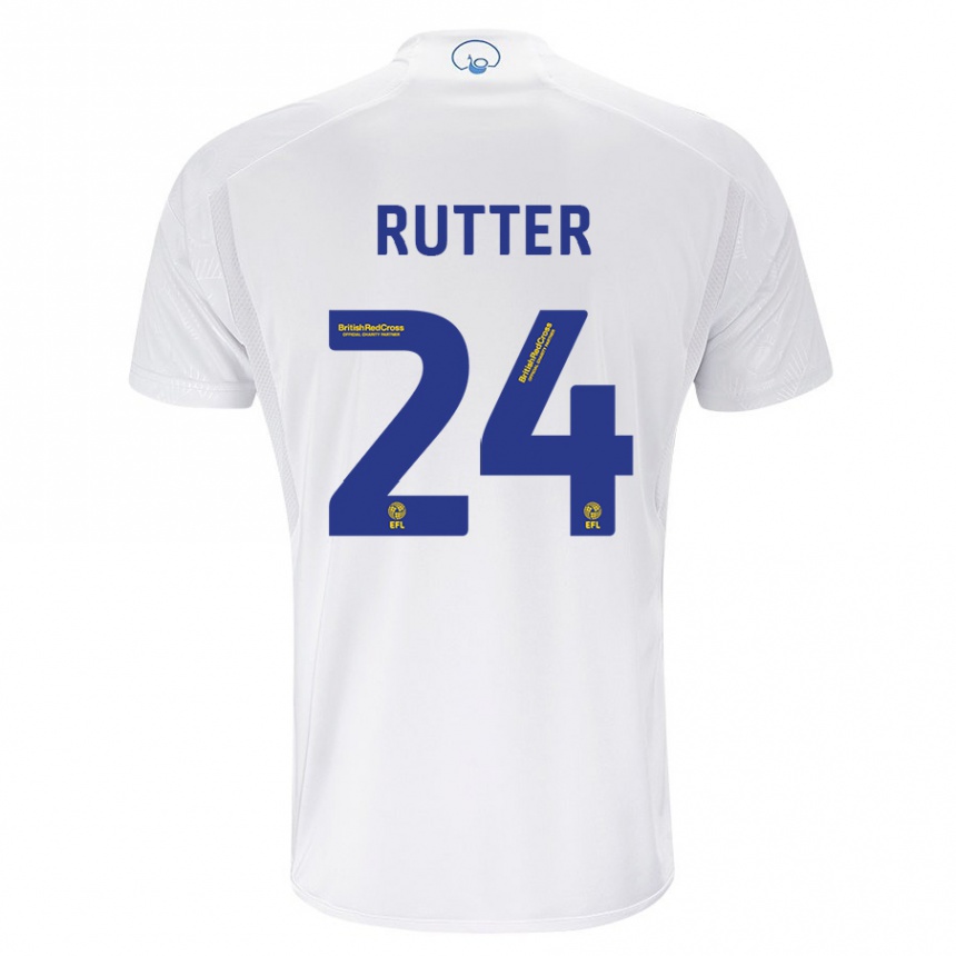 Hombre Fútbol Camiseta Georginio Rutter #24 Blanco 1ª Equipación 2023/24