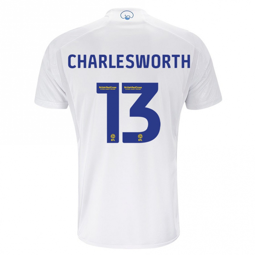 Hombre Fútbol Camiseta Millie Robshaw-Charlesworth #13 Blanco 1ª Equipación 2023/24