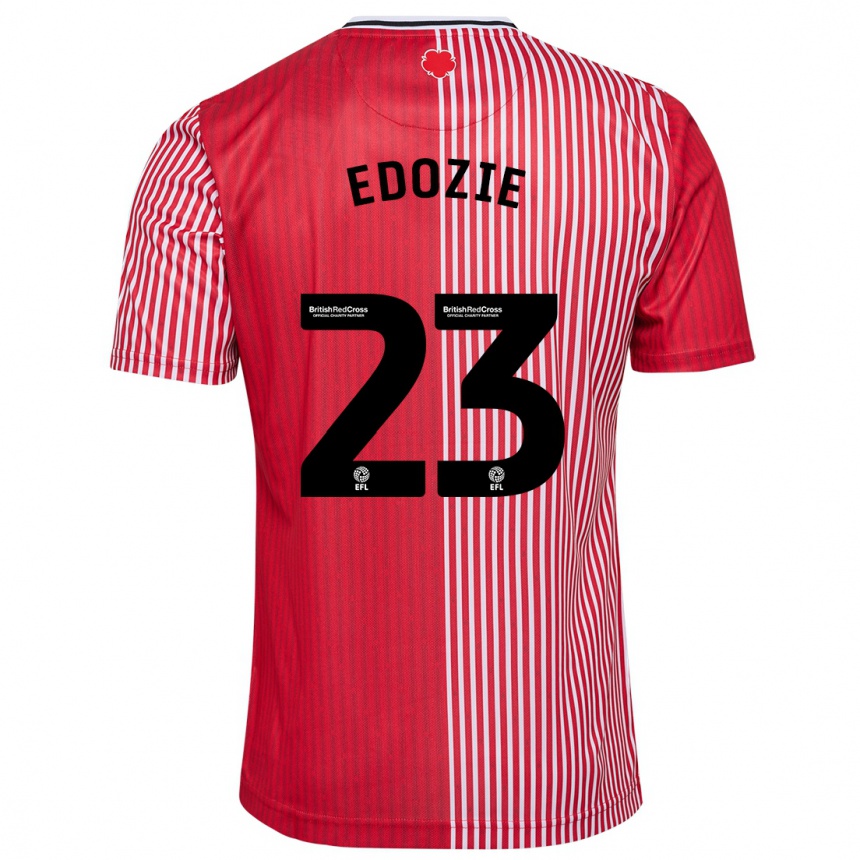 Hombre Fútbol Camiseta Samuel Edozie #23 Rojo 1ª Equipación 2023/24
