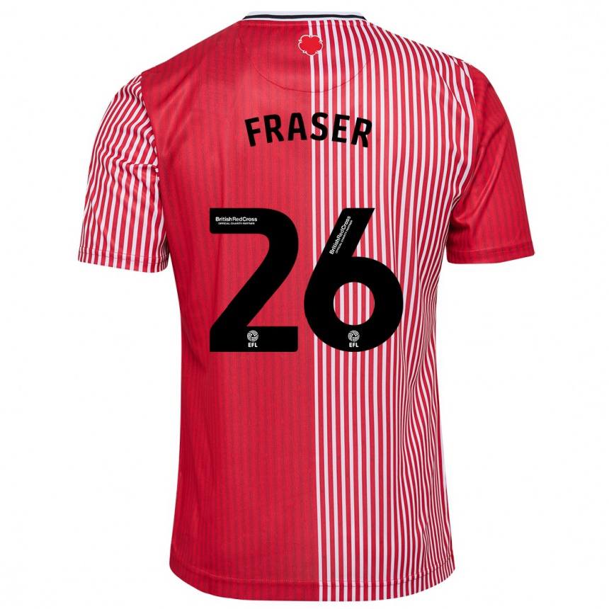 Hombre Fútbol Camiseta Ryan Fraser #26 Rojo 1ª Equipación 2023/24