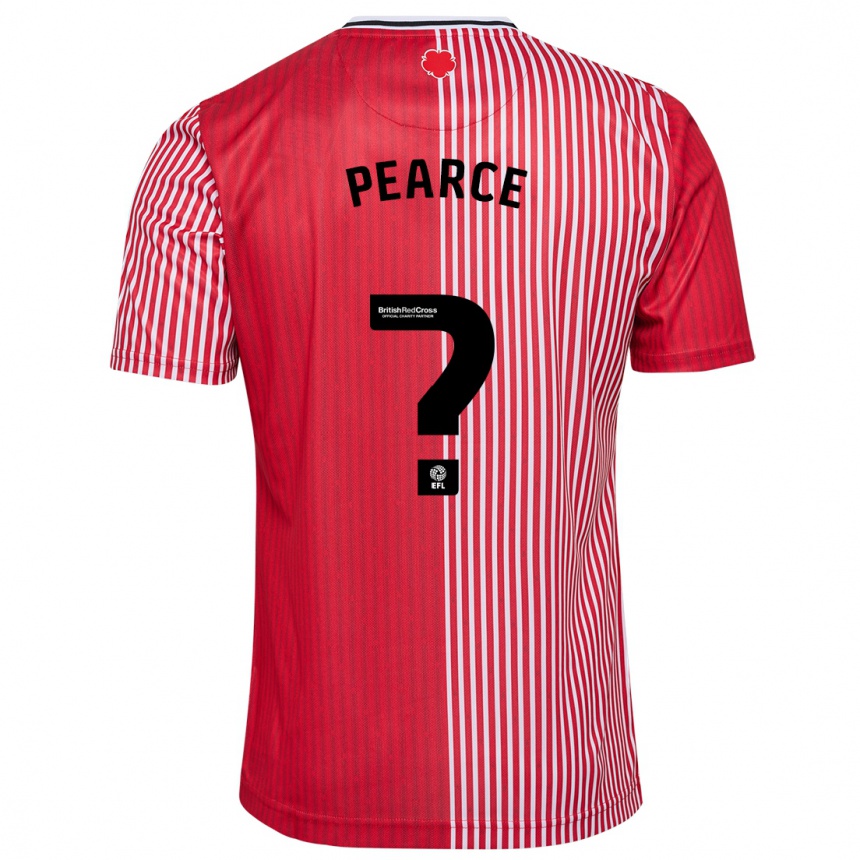 Hombre Fútbol Camiseta Luke Pearce #0 Rojo 1ª Equipación 2023/24