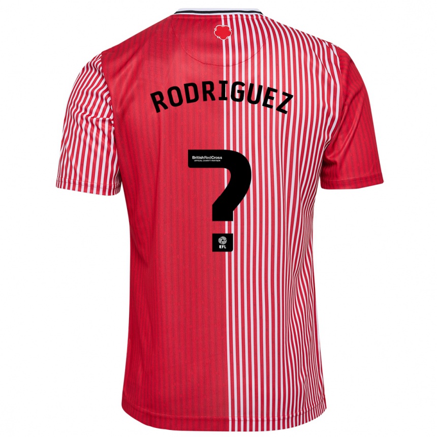 Hombre Fútbol Camiseta Alejandro Gomes Rodriguez #0 Rojo 1ª Equipación 2023/24