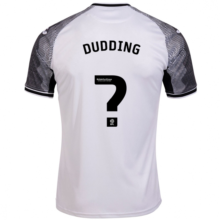 Hombre Fútbol Camiseta Isaac Dudding #0 Blanco 1ª Equipación 2023/24