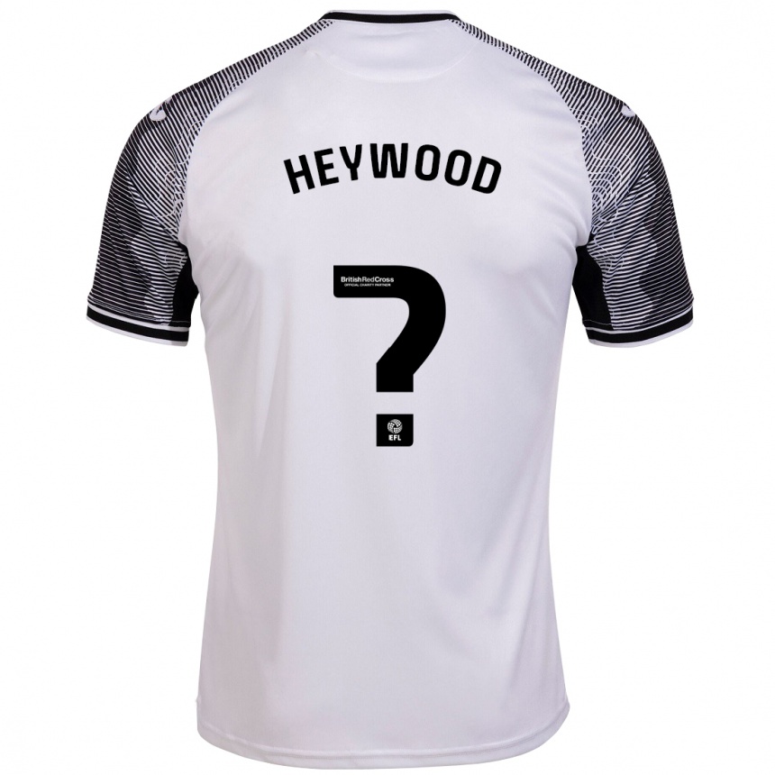 Hombre Fútbol Camiseta Carter Heywood #0 Blanco 1ª Equipación 2023/24