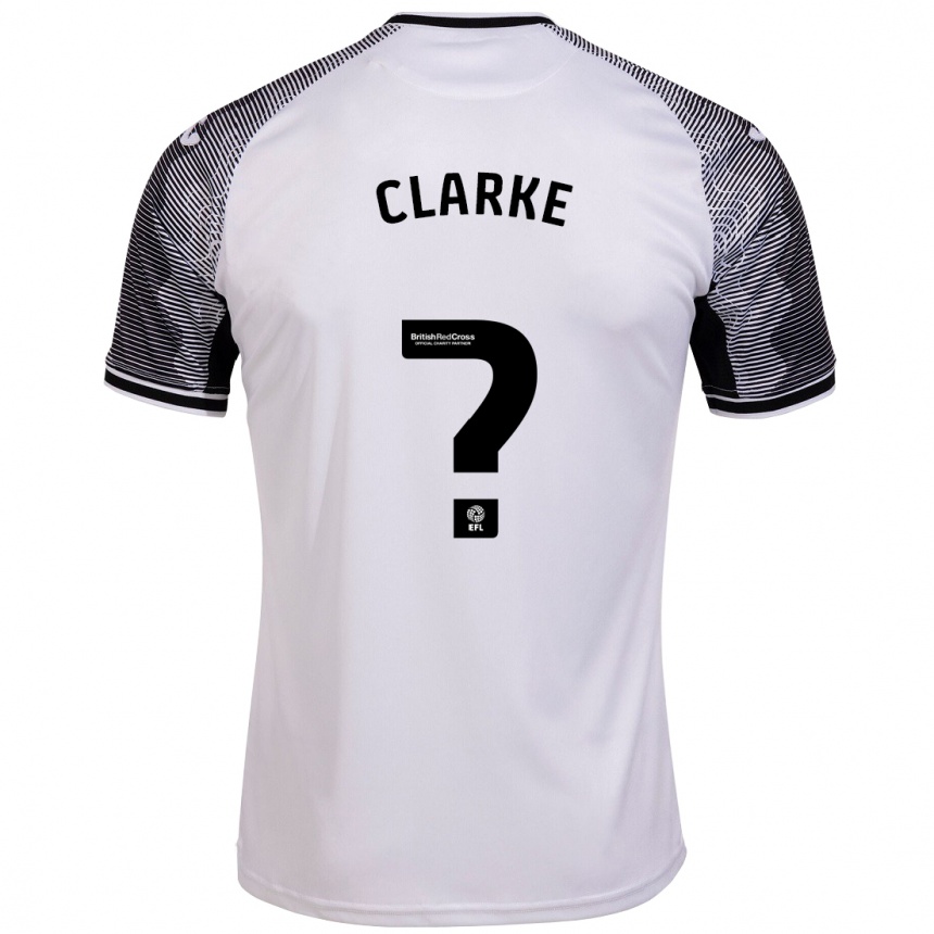 Hombre Fútbol Camiseta Billy Clarke #0 Blanco 1ª Equipación 2023/24