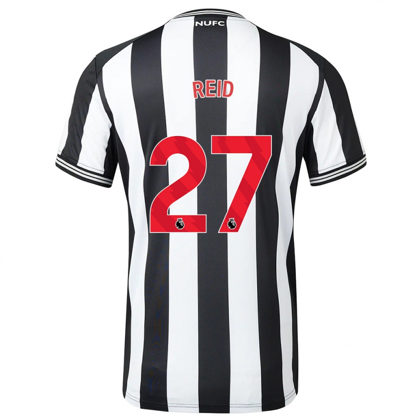 Hombre Fútbol Camiseta Hannah Reid #27 Blanco Negro 1ª Equipación 2023/24