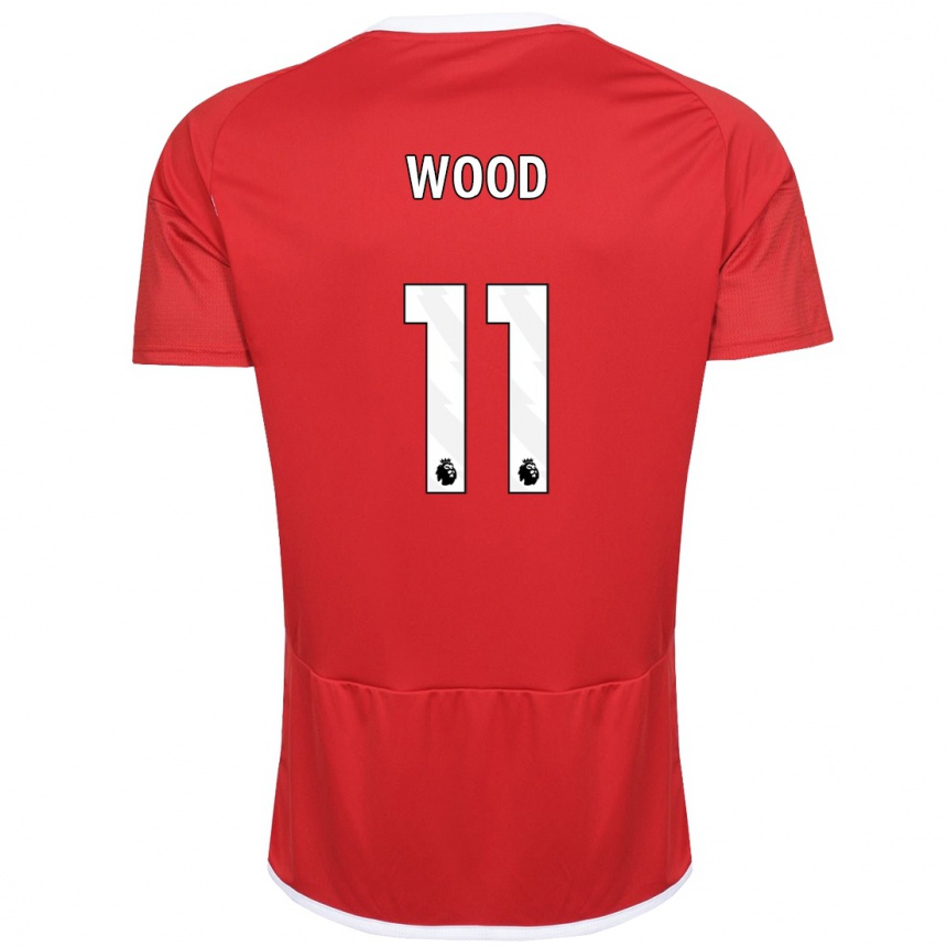 Hombre Fútbol Camiseta Chris Wood #11 Rojo 1ª Equipación 2023/24