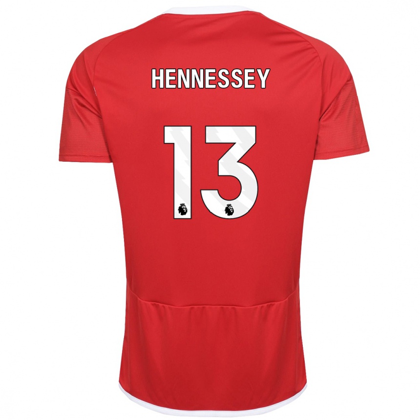 Hombre Fútbol Camiseta Wayne Hennessey #13 Rojo 1ª Equipación 2023/24