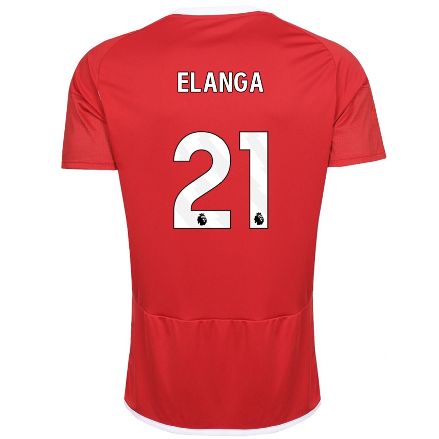 Hombre Fútbol Camiseta Anthony Elanga #21 Rojo 1ª Equipación 2023/24