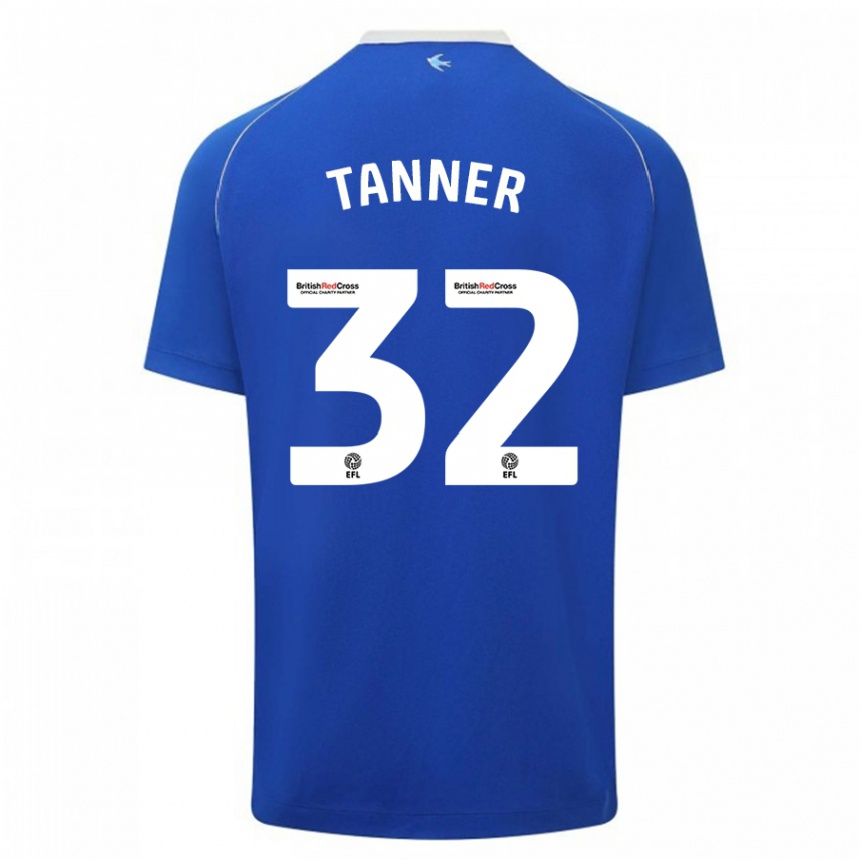 Hombre Fútbol Camiseta Ollie Tanner #32 Azul 1ª Equipación 2023/24