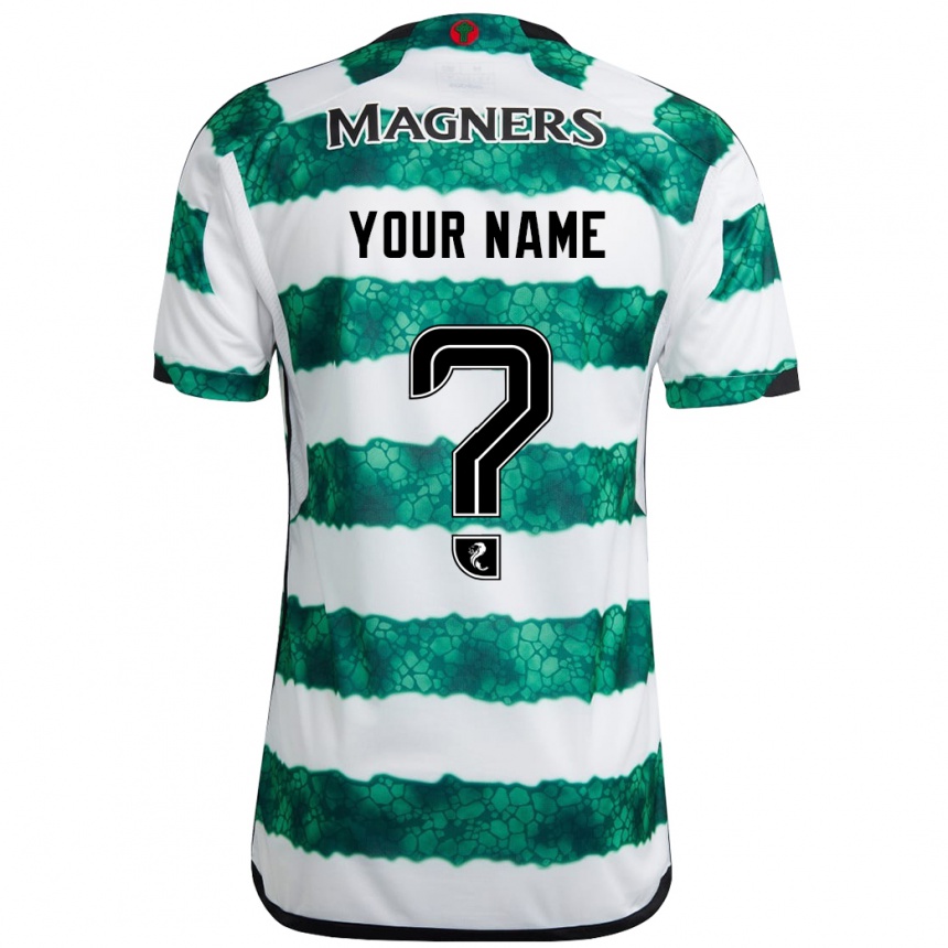 Hombre Fútbol Camiseta Su Nombre #0 Verde 1ª Equipación 2023/24