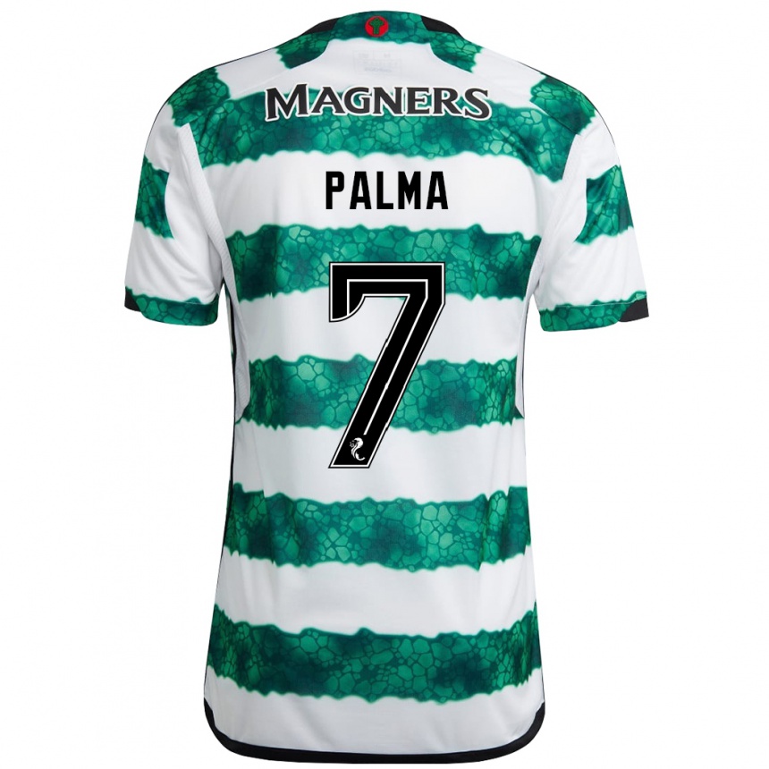 Hombre Fútbol Camiseta Luis Palma #7 Verde 1ª Equipación 2023/24