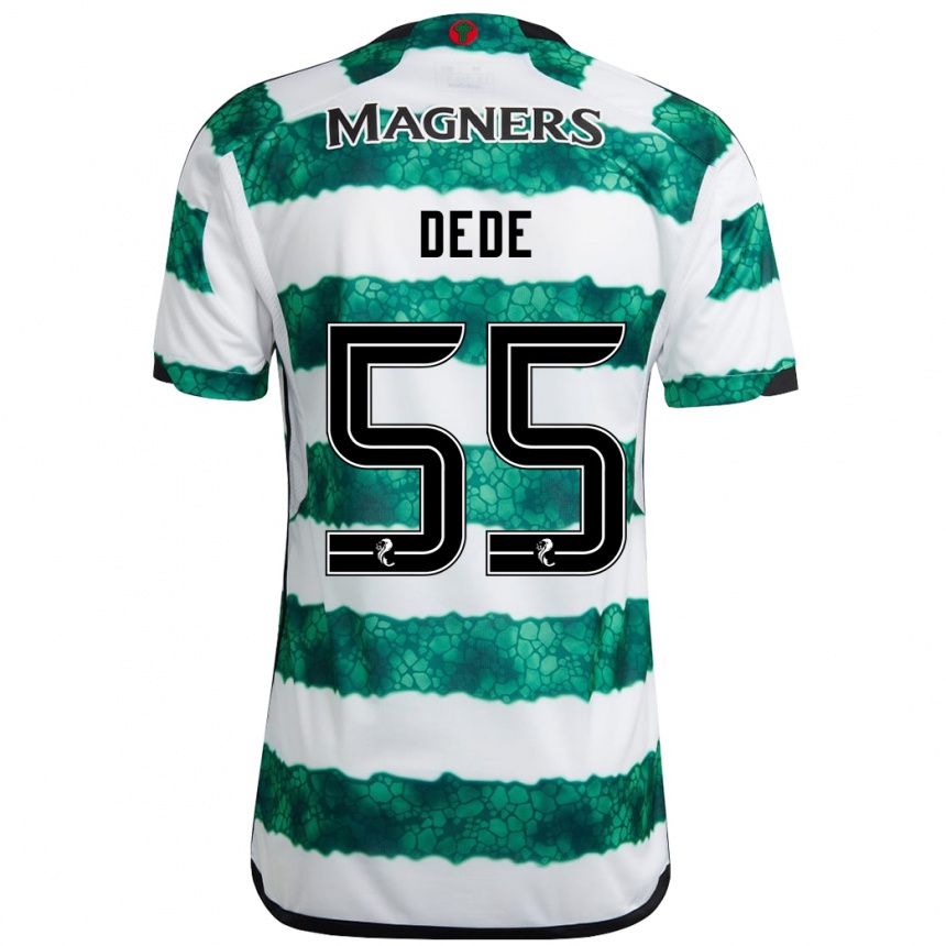 Hombre Fútbol Camiseta Josh Dede #55 Verde 1ª Equipación 2023/24