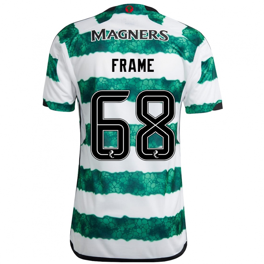 Hombre Fútbol Camiseta Mitchel Frame #68 Verde 1ª Equipación 2023/24