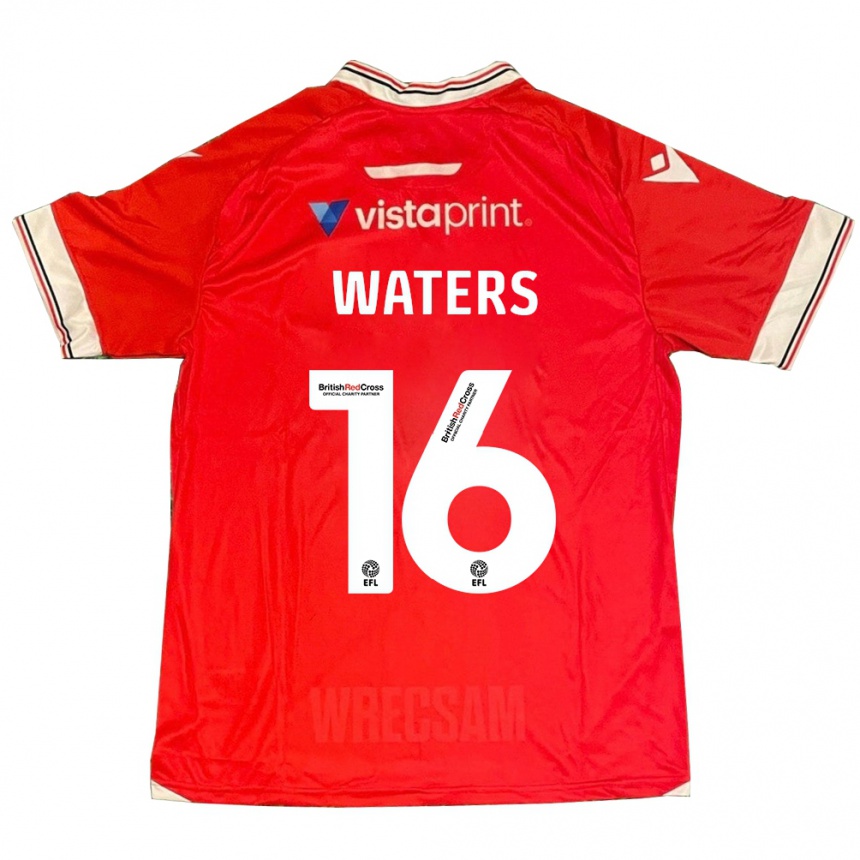 Hombre Fútbol Camiseta Billy Waters #16 Rojo 1ª Equipación 2023/24