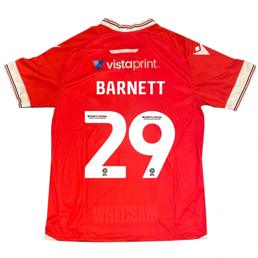 Hombre Fútbol Camiseta Ryan Barnett #29 Rojo 1ª Equipación 2023/24