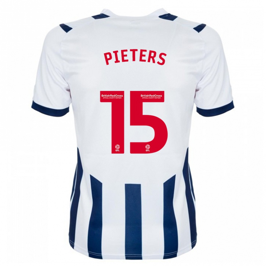 Hombre Fútbol Camiseta Erik Pieters #15 Blanco 1ª Equipación 2023/24