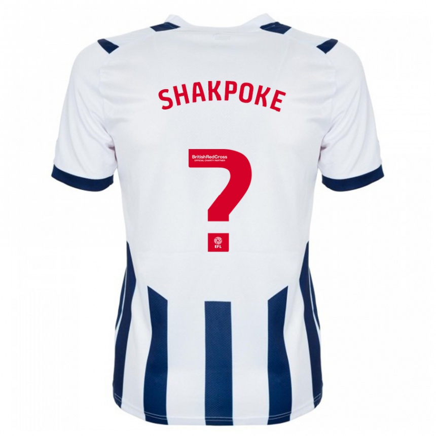 Hombre Fútbol Camiseta Ruben Shakpoke #0 Blanco 1ª Equipación 2023/24