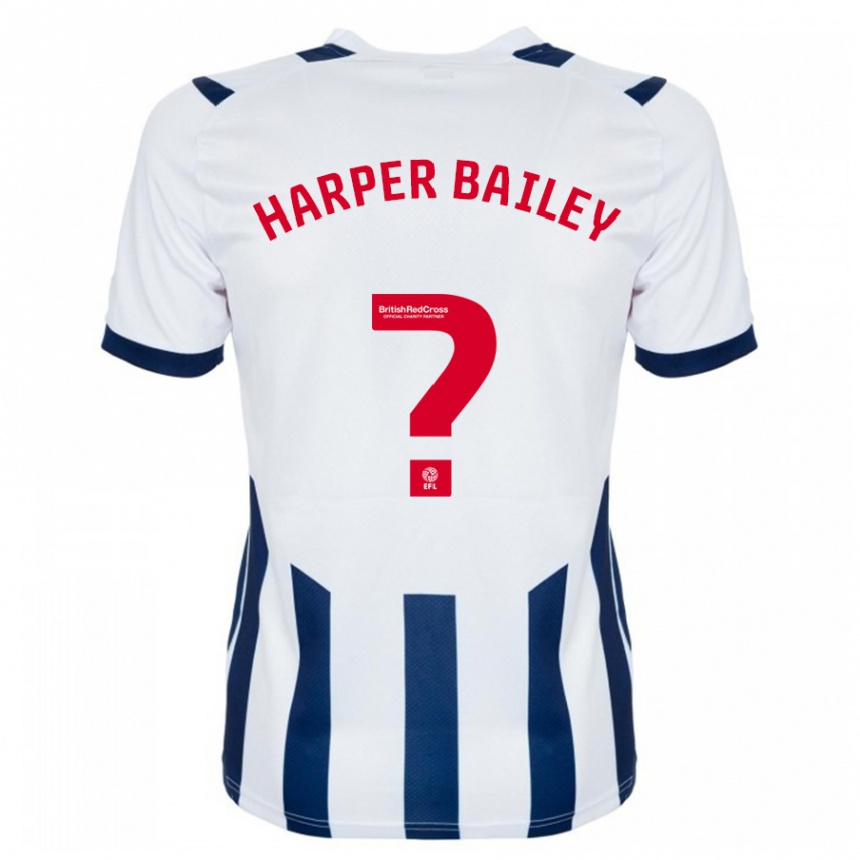 Hombre Fútbol Camiseta Aaron Harper-Bailey #0 Blanco 1ª Equipación 2023/24