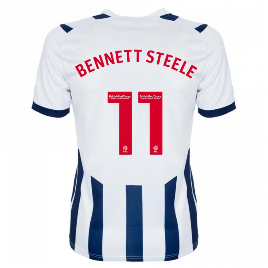 Hombre Fútbol Camiseta Lizzie Bennett-Steele #11 Blanco 1ª Equipación 2023/24