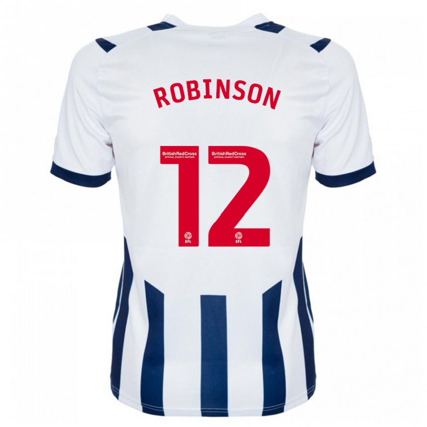 Hombre Fútbol Camiseta Leanne Robinson #12 Blanco 1ª Equipación 2023/24