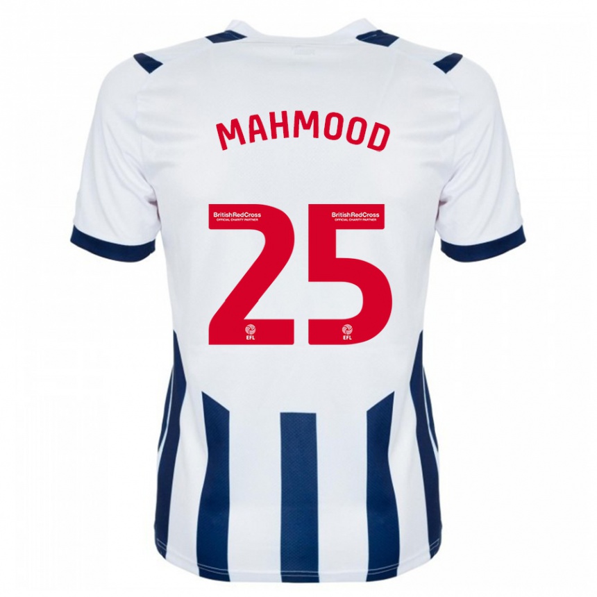 Hombre Fútbol Camiseta Mahmood #25 Blanco 1ª Equipación 2023/24