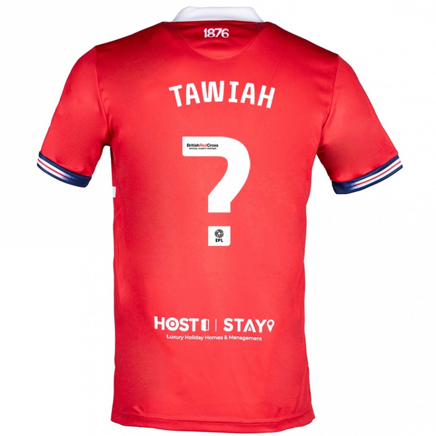 Hombre Fútbol Camiseta Judah Tawiah #0 Rojo 1ª Equipación 2023/24