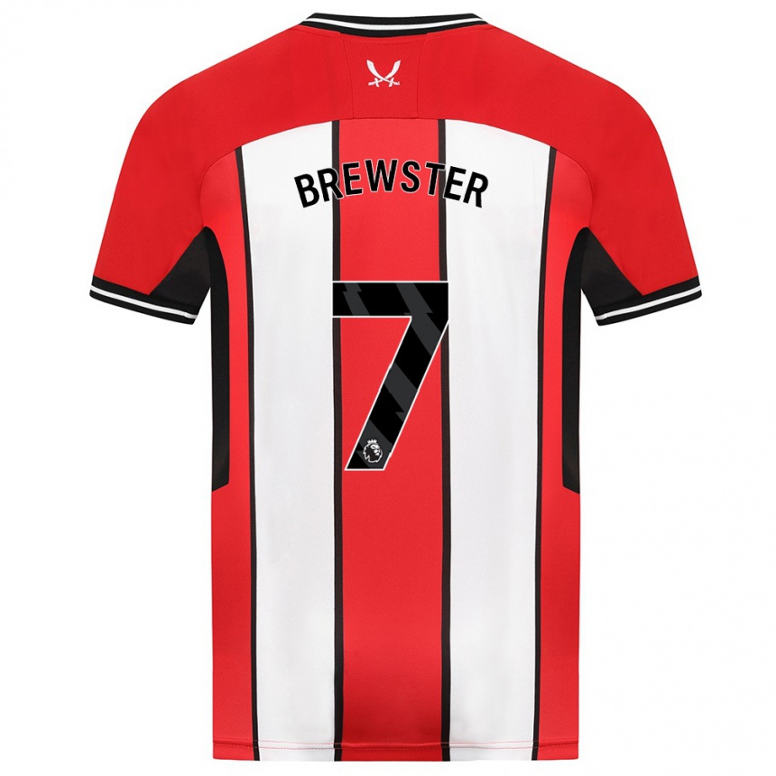 Hombre Fútbol Camiseta Rhian Brewster #7 Rojo 1ª Equipación 2023/24