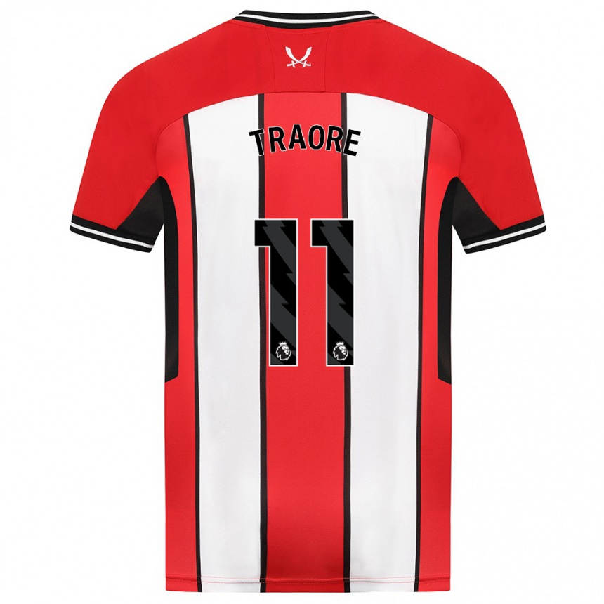 Hombre Fútbol Camiseta Bénie Traoré #11 Rojo 1ª Equipación 2023/24