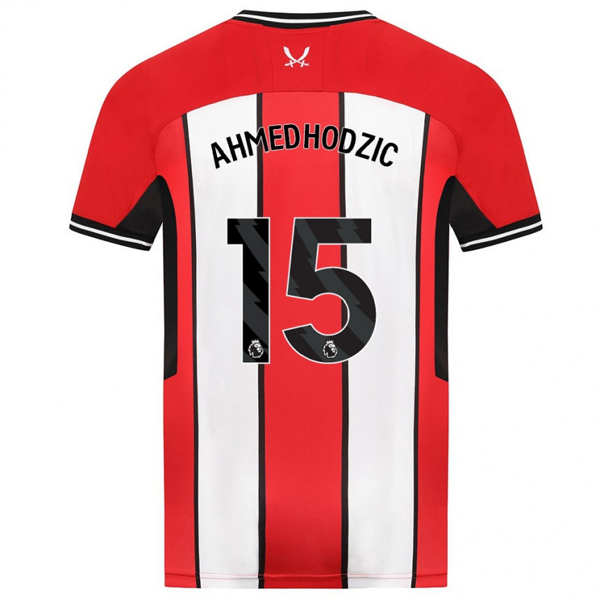 Hombre Fútbol Camiseta Anel Ahmedhodzic #15 Rojo 1ª Equipación 2023/24